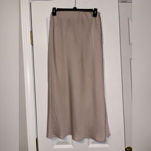 a new day Taupe Maxi Slip Skirt